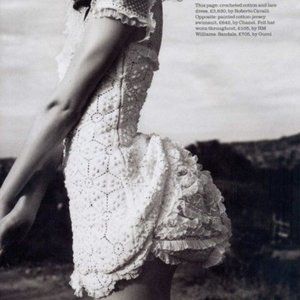 ISO Cavalli Crocheted lace bustle dress 10/12